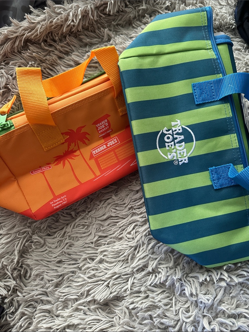 Brand New Trader Joe's Insulated mini cooler bags. $30 for both.
